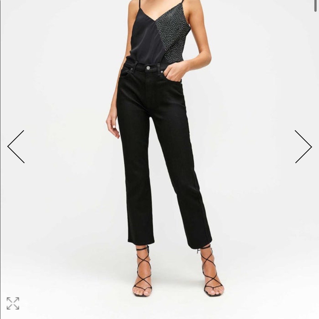 7 For All Mankind Hw Cropped Straight